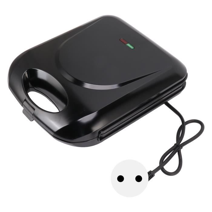 Pjhgftrdy Appareil à Sandwich Électrique Double Face - Machine à Croque-Monsieur Et Grilled Cheese Avec Revêtement Anti-Adhésif EU Plug