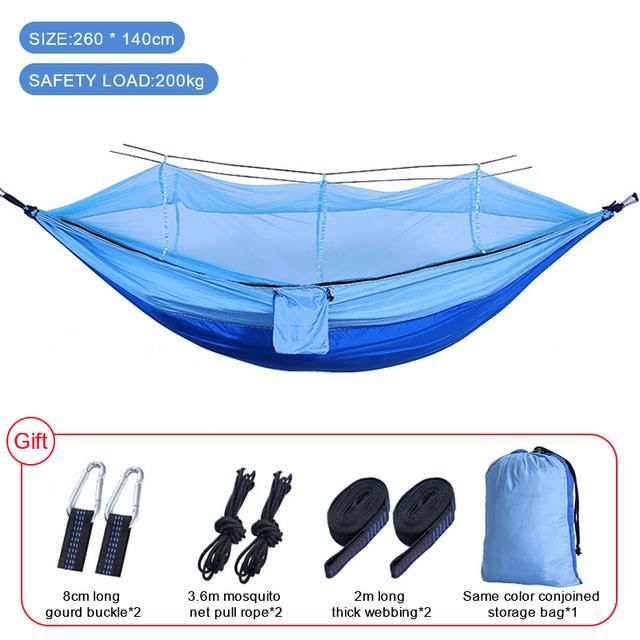 RISEPRO Oreiller Camping Compressible Léger - Taie Flanelle Amovible Lavable Bleu