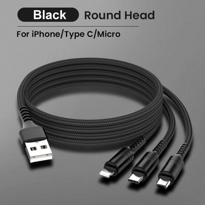 ITechCover Câble USB Cordon De Chargement Renforcé Pour Mio Spirit 6900 LM 6950 LM 6970 LM - Mini USB 1m