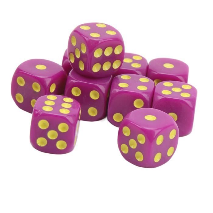Lot de 7 Dés - Feu Phosphorescent - Fungames