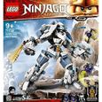 LEGO NINJAGO 71738 Le robot de combat Titan de Zane, jeu de construction de robot ninja comprenant des figurines à collectionner-1