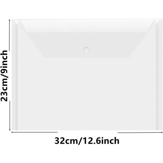 Porte Document Mural A4 (10 Pochettes, avec Étiquettes) - Organisateur  Dossier Suspendus pour Rangement Papier Administratif - Cdiscount Maison