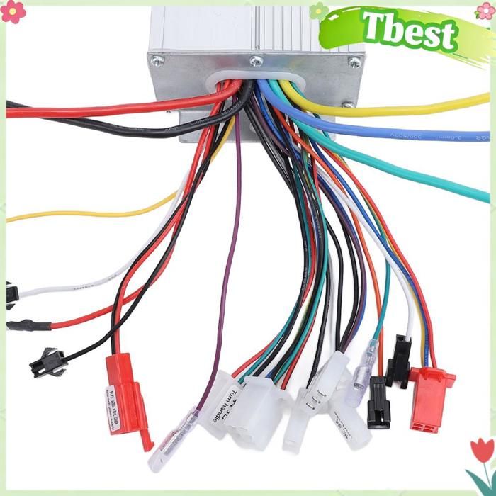 Contrôleur De Vélo électrique Tbest – 24V 36V 48V, 500W 750W, Onde Sinusoïdale 3 Modes, 26A, Alliage D'aluminium