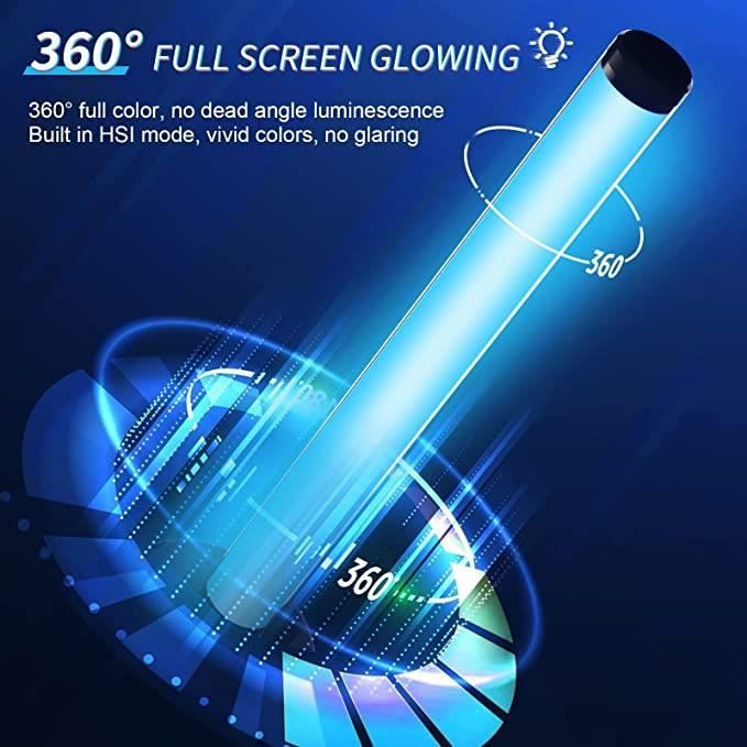 bedee 360° Smart LED Lampe Gaming, RGB Lampe de Jeu LED Ambiance Lamp avec  Effets D'éclairage Multiples et Musique, Smart Flow Light Bar, Lumière  D'ambiance pour Jeu, TV, PC, Fête, Chambre 