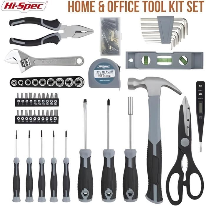Hi-Spec Kit d'outils de réparation et d'ouverture de 56 pièces pour appareils électroniques