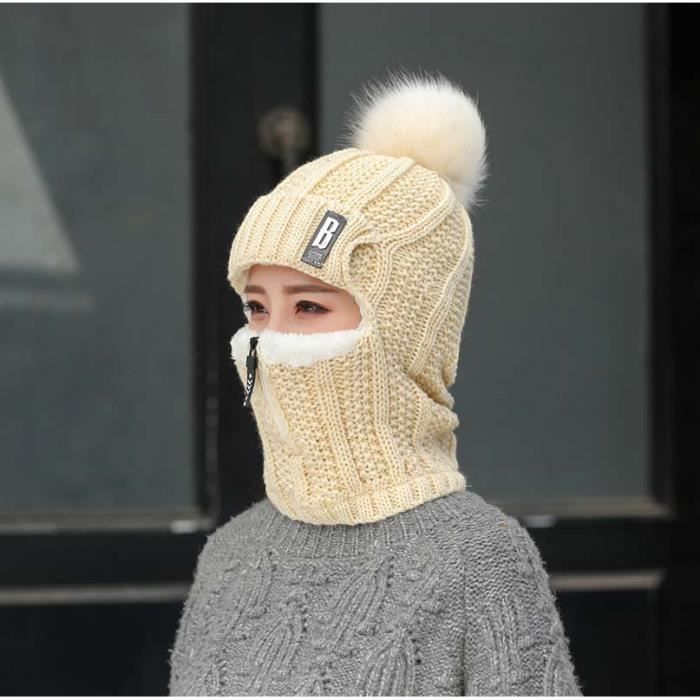 Masque de cyclisme coupe-vent en polaire pour garder au chaud