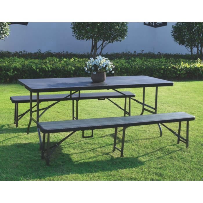 compliqué jet nager table et banc pliant camping laver côté létude