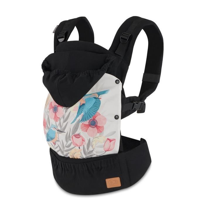Porte bebe ergonomique HUGGY KINDERKRAFT Motifs Oiseaux Jusqu a 20 kg Mixte Cdiscount Puericulture Eveil bebe