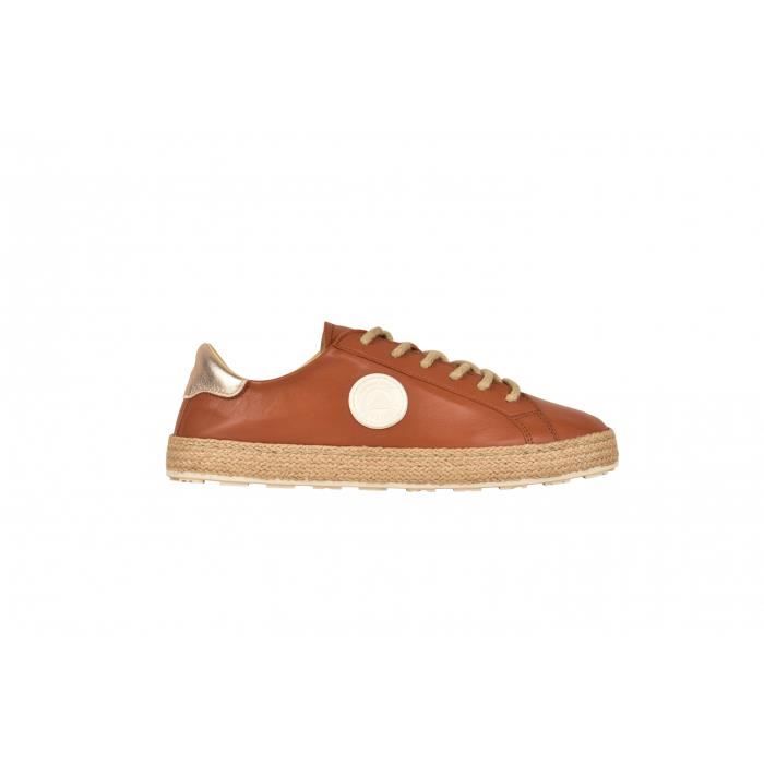 Baskets basses femme Pataugas Pam N F2H orange camel Orange