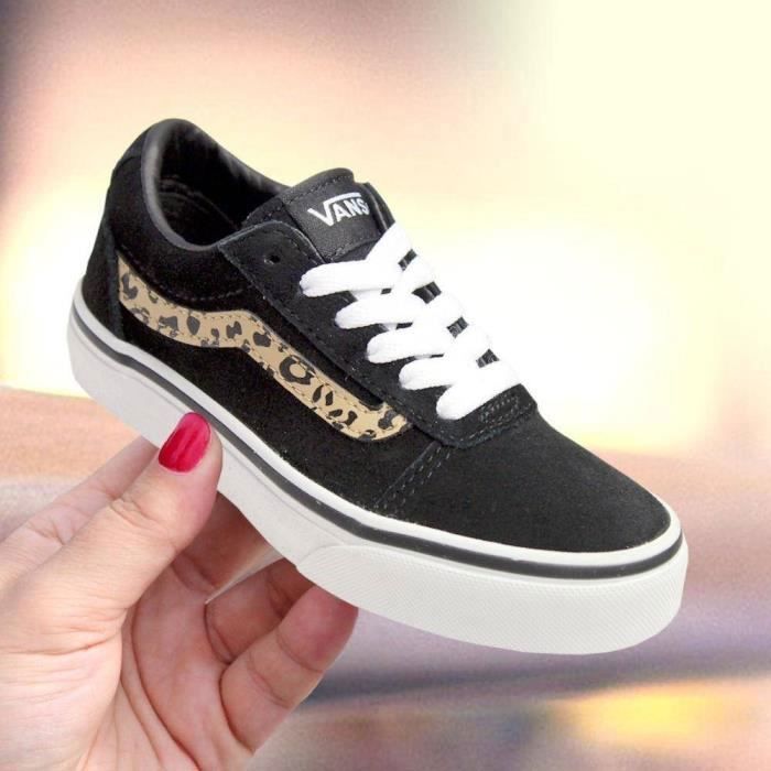 Baskets Noires Bébé Vans Td Ward V Black - Cdiscount Chaussures