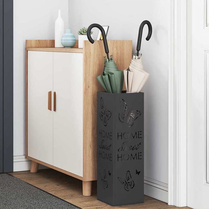 Porte-Parapluies Support En Métal Solide Et Durable, Étanche Et
