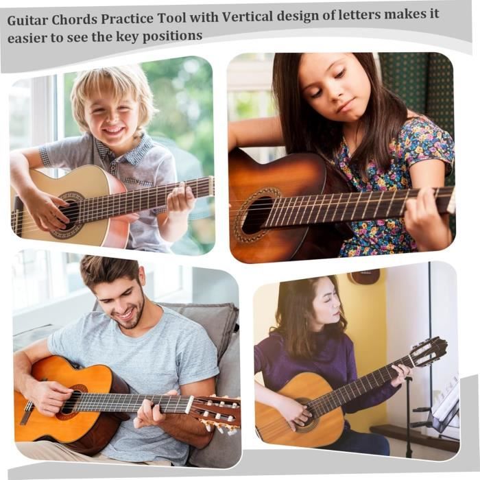 Presseur De Guitare, Entraîneur D'accords De Guitare, Outils D'apprentissage De Guitare, Accords Pour Guitare Acoustique, Outil D'aide à L'apprentissage De La Guitare Pour Les Amis Débutants
