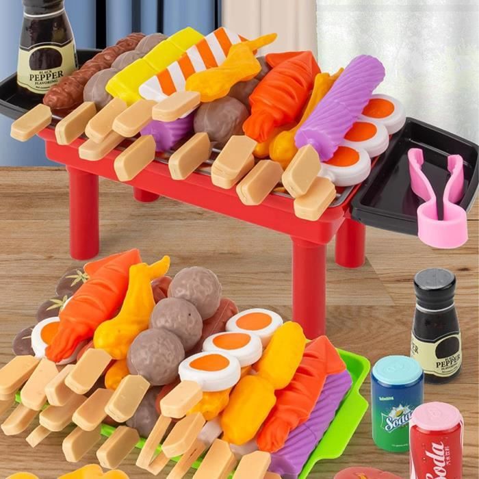 Dinette Enfant Jouet Aliment Cuisine Hamburger, avec Plateau