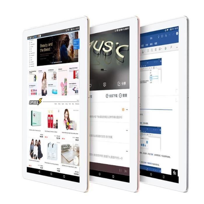 Tablette Tactile 10.1 Pouces Android Tablettes2