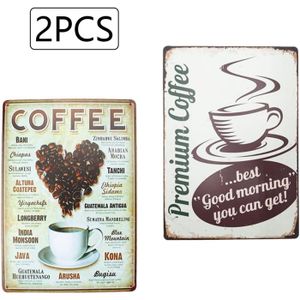 Plaque en métal de 20 x 30 cm - Décoration vintage pour café, bar, chambre