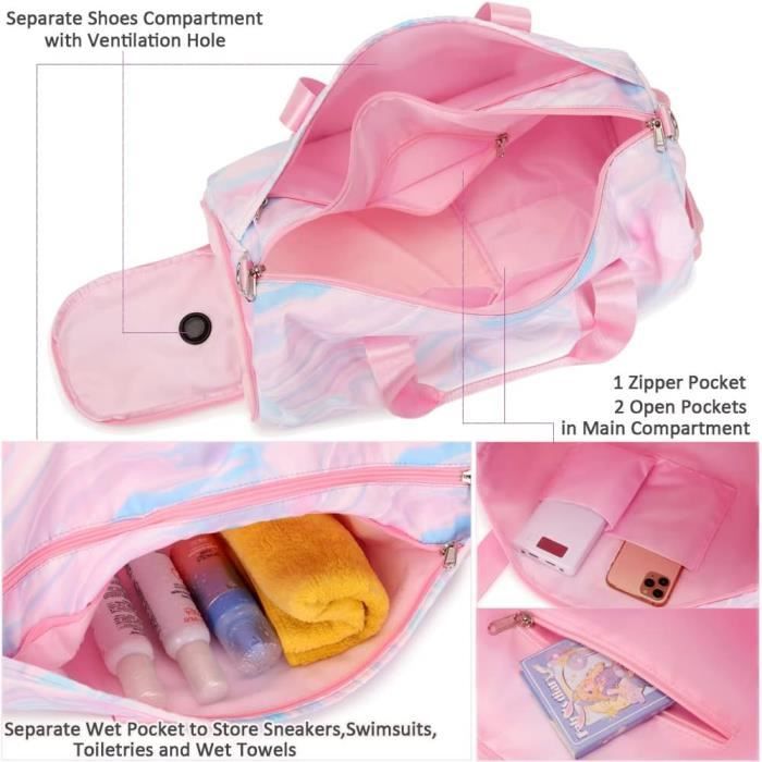 Sac Sport Fille Sac De Voyage Filles Sac De Danse Sac Voyage Sac