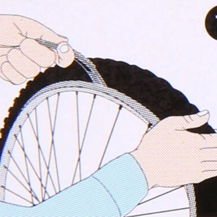 3 Démonte-pneus Vélo Métalliques – Outil Réparation Pneu Vélo Solide Et Durable (Argent) - 7