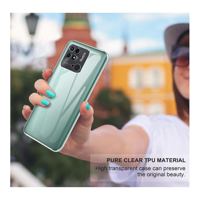 Telephone Portable Redmi Coque TPU Silicone Carbone Pour Xiaomi Redmi 10C / Poco C40 - Protection Anti-Choc, Noir - Neuf Sous Blister Batterie Redmi Note 10 5 G