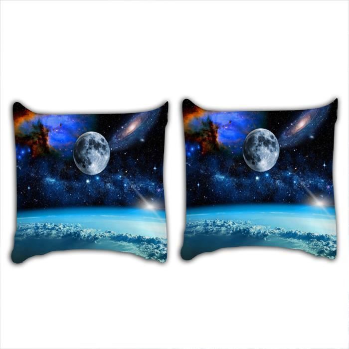 Housse de couette en forme de champignons blancs, motif arc-en-ciel