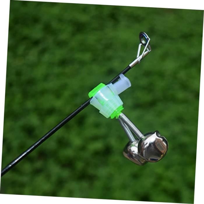 Alarme Pour Canne à Pêche - Double Cloches Sonores - Idéale Pour La Pêche De Nuit, Fixation Facile