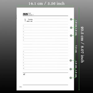 Finocam Open Nova Agenda Semainier Vertical 2026 De Janvier 2026 à