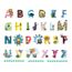 ufengke Adhesif Stickers Muraux Lettres Animaux Decoration Autocollant Mural Texte pour Chambre B/éb/é Enfants Salon