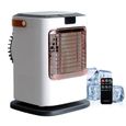 Mini climatiseur 6 vitesses - Lot 1, 17.5x24.5cm évaporatif USB bureau - Climatiseur ALURRA
