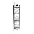 Etagere angle fer