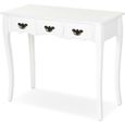 Console Blanche Et Bois Achat Vente Pas Cher