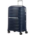 Valise Trolley Samsonite Flux 55cm extensible bagage à main - Colore:Blu Navy Color:Bleu Marin-0