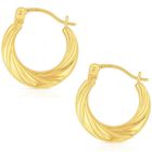 L'ATELIER D'AZUR Boucles d'Oreilles Créoles Or Jaune - Femme