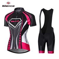 ensemble maillot noir - M - ATA EYCO-Combinaison de cyclisme pour femme, short de cycliste, haut et pantalon