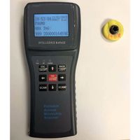 Marqueur auriculaire pour animaux Lecteur de puces Scanner 134.2K RFID FDX-B HDX CKU, Portatif Basse fréquence Lecteur de puces