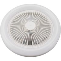 Petit Ventilateur LED, ABS et PC 85-265 V Blanc 3 Vitesses de Vent éclairage LED Ventilateurs de Plafond 30 W pour[S330]
