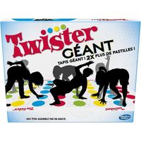 Twister Géant Pour Enfants 6 Ans+ - Jeu De Société Familial, 2+ Joueurs, Tapis Plastique Durable