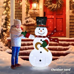 Père Noël à Bande dessinée/élans/Chapeau de Noël Bonhomme de Neige pour Enfants Petits S-Kids Snowman ZREAL Chapeau à LED avec lumière de Noël 