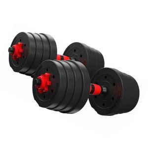 jeu d halteres ajustables exercices et fitness halteres avec poids interchangeables 30 kg ideal pour la musculation cdiscount jardin