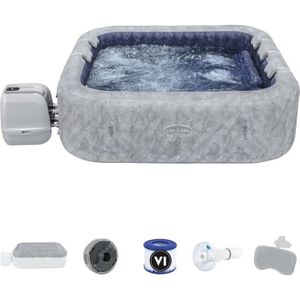 SPA COMPLET - KIT SPA BESTWAY Spa gonflable carré Lay-Z-Spa® San Francis