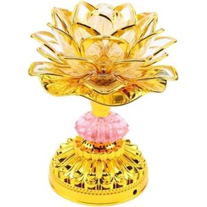LAMPE A POSER Lampe-Tempête 1 Pc Led Lotus Lampe Couleur Changeante Bouddha Hall Lampe, Ornement Décoration De La Maison Esthétique Chambr[h5685]