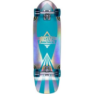 SKATEBOARD - LONGBOARD Skateboard Cruiser Dusters Cazh Cosmic 29.5' Teal - Skateboard - DUSTERS - Mixte - Régulier - Erable