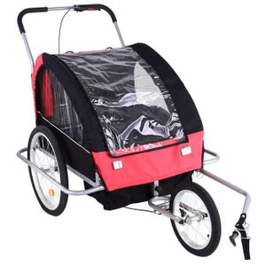 remorque velo poussette pliable