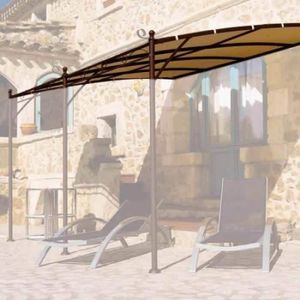 Toile De Rechange Pour Tonnelle 4x3 Dream Garden Toile De Pergola Gris Achat Vente Pas Cher