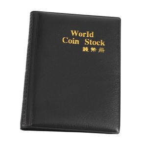 Album de rangement pour pièces de monnaie - VVIKIZY - Noir - 120