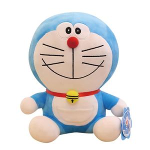 PELUCHE X Doraemon assis souriant en peluche 8 pouces (imp