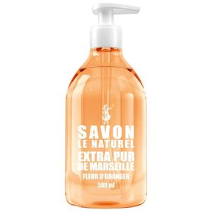 GEL - CRÈME DOUCHE Savon Extra Pur de Marseille SAVON LE NATUREL - Fleur d'Oranger - 500 ml