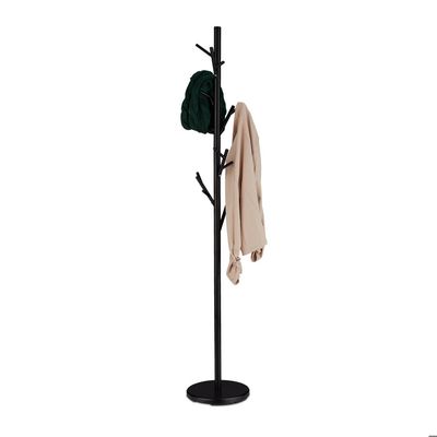 Portemanteau Bambus avec 11 crochets, marron, hauteur 100