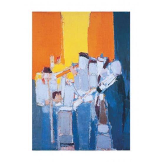 Nicolas De Stael Poster Reproduction Les Musiciens (70 x 50 cm) Cdiscount Maison Nicolas De Stael Poster Reproduction Les Musiciens (70 x 50 cm) Cdiscount Maison