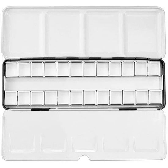 Palette Humide Pour Peinture Acrylique - Outil De Coloriage Lavable - 18x9cm