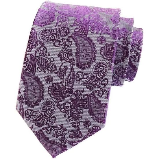 Asbwuo Cravate Homme à Imprimé Quartiers De Citron - Cravate En Soie