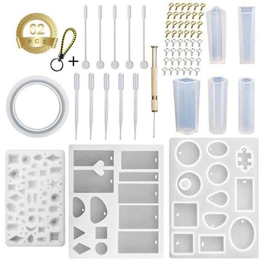 Mayitr Silicone Moule Résine Para Collier Pendentif Bracelet De Bijoux